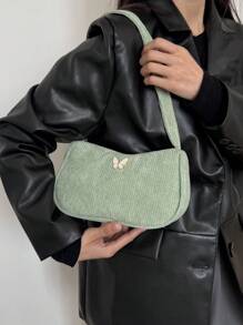 Solid Color Casual Lightweight Luxury Shoulder Bag, Suitable For Women Spring/Summer Daily Commute