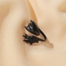 Adjustable Dragon Ring - Dark Color, Birthday Gift, Cute, Fashionable , Accessory For Dragon Lovers, Mysterious & Cool