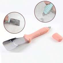 Pala quitanieves de acero inoxidable, rasqueta de hielo para refrigerador, raspador de hielo para caja de hielo, herramienta de limpieza para el hogar y utensilios de cocina
