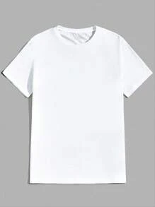 Customized Men's T-Shirt, Can Customize Photo Printing Men's T-Shirt, Personalized Printed Crew Neck T-Shirt, Customized Men's T-Shirt - Add Your Own Text And Images (Family Photo/Selfie/Pet Photo/Friend Group Photo/Company Logo) Ornamental,Dawg Stylish,Fashion,Hipster,Contracted,Easy Costume,Modest Fashion,Minimal Chic,Casual Custom,Unique,Personalized Ideal Gifts For Him Family,Boyfriend,Friends,Children - White - View 4