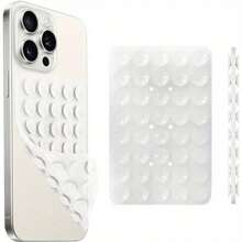 Mocny silikonowy pokrowiec na telefon z dwustronną przyssawką - stojak do selfie i filmów bez użycia rąk, akcesorium mobilne kompatybilne z iPhonem, telefonem z systemem Android, prezent urodzinowy, dla rodziny, przyjaciół, uchwyt na telefon, stojak na telefon, akcesoria do telefonów