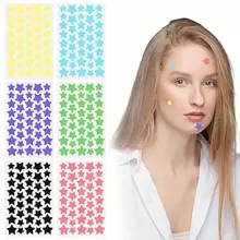 2000/1400/1120/400/240 Pcs Star Stickers, Halloween & Christmas Decoration Stickers, Colorful Five-Pointed Star Stickers For Party, Holiday Photo Decoration, Face Decor Stickers (1 Sheet Per Color), For Decoration Only (Not For Makeup)560/280/160/80/40pcs,Makeup,Cheap,Room Decor,Vanity,Travel,Bedroom,Makeup Accessories