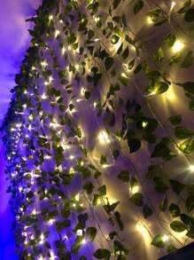14 piezas o 4 piezas 30m de hojas de hiedra artificial Guirnaldas para decoración de pared, dormitorio, boda, fiesta, decoración de habitación, decoración de cumpleaños y boda, decoración de exterior, decoración de sala de estar, decoración de mesa de Acción de Gracias