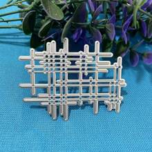 Creative Geometric Pattern Metal Cutting Dies, DIY Scrapbooking Album And Embossing Stencil, Greeting Card Making Tool, Card Paper Cutting Crafts ,Gift Card Making Template Die Cuts