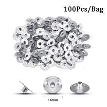 61 米卷棉质编织灯芯线轴蜡烛灯芯带 100 个油灯支架 DIY 手工蜡烛制作用品 - 白色 - 查看 15