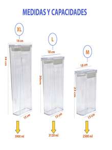 Food Container, Cereal Container, With Airtight Lid, 2500ml, 1 Piece - 加大號 - 查看 6