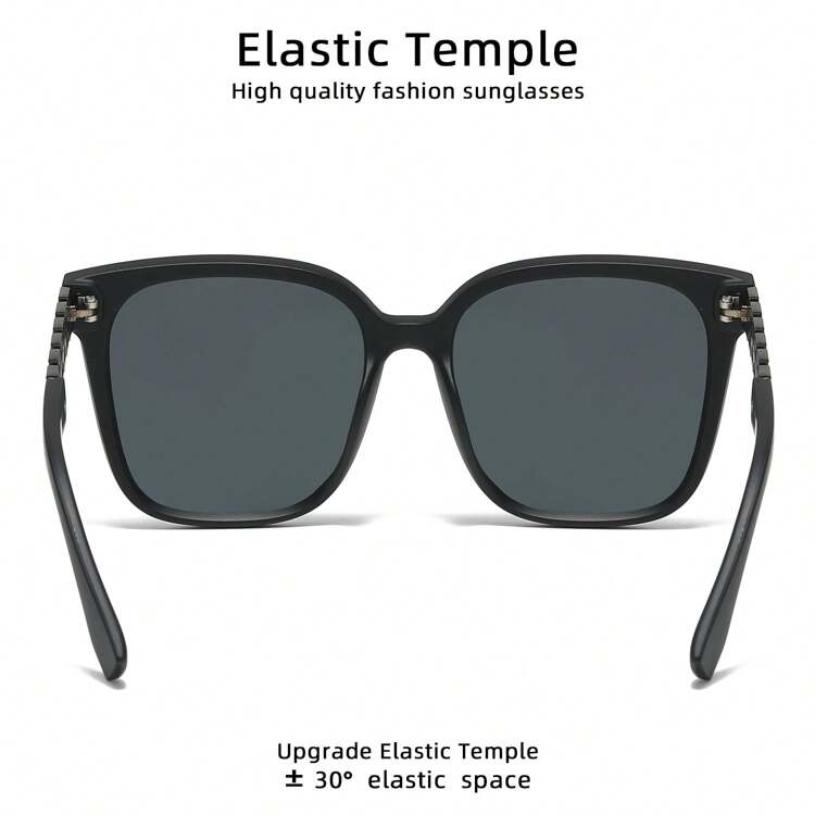 RIVSAR Women Fashion Oval Frame Sunglasses Gift Box Set, Outdoor Photoshoot, Driving Goggles, Ideal Gift Choice - Multicolor - View 6