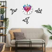 Globo aerostático de boda, reloj de pared silencioso, decoración de pared vintage, arte de pared, regalo para hombres