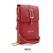 1 Piece Fashionable Women's Touch Screen Cross-Body Mobile Phone Bag, Adjustable Shoulder Strap, Card Slot, Zipper Closure, Lightweight And Compact Design, Suitable For Shopping, Travel And Daily Use, Shopping Accessories | Fashion Women's Bags | Bags, Mobile Wallets - Multicolor - View 10