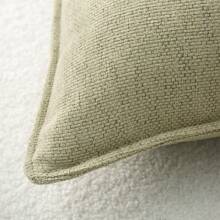 1 pièce de housse de coussin vert en chenille avec un design élégant. Coussins décoratifs doux et luxueux pour le canapé, le lit et la décoration de la maison, housses de coussin de Noël