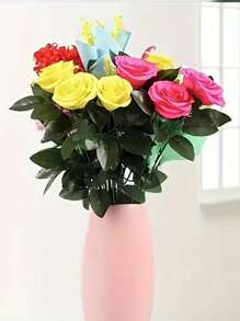 200/100/50/30/10 pezzi Steli di fiori ricoperti di verde, fili di ferro waterproof per artigianato e fioristica, adatti per decorazioni festive e progetti artigianali, utilizzabili per supporti per rampicanti, pergole da giardino regolabili, supporti per piante modellabili, steli versatili per fiori artificiali, super resistenti e facili da arrotolare, forme varie, accessori decorativi per profumo, attrezzi da giardino (colore casuale)