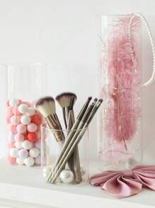 Juego de 6/3/1 pieza de jarrones de vidrio para flores, jarrones altos y claros para centros de mesa, decoraciones de boda, portavelas flotantes de 3 diámetros diferentes, jarrones modernos y sencillos para cenas formales y decoración del hogar