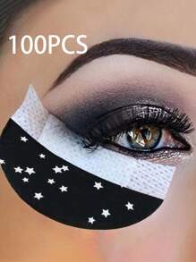 200/150/100片装一次性眼线笔尖套,无绒毛贴片,适用于假睫毛嫁接、化妆工具、化妆品、价格实惠、房间装饰、梳妆台、旅行、卧室、化妆配件、价格实惠、圣诞礼物、化妆品、化妆工具、便宜货、礼品、女士礼品、圣诞礼物、赠品、旅行、便宜货、旅行必备 - 黑色 - 查看 15