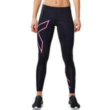2XU Alpine MCS Thermal Comp Top - Black and Pink - View 2