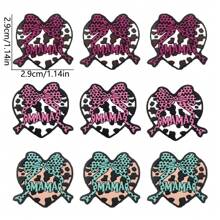 Set de 9 piezas de cuentas de silicona de colores variados para manualidades de bolsos/teléfonos/pulseras/collares/llaveros, serie para el Día de la Madre