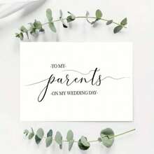 1pc Wedding Greeting Card & Invitation, Thick Sensory Paper, A Romantic Gift For Him Or Her, Suitable For Anyone, 5*7 Inches + Envelope