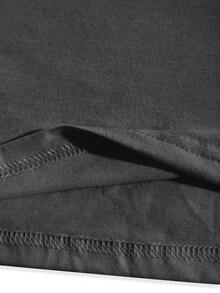 尊重当地人民 T 恤，舒适颜色，时尚鱼图案 T 恤，海洋风格，自然爱好者，衬衫 - 深灰色 - 查看 5