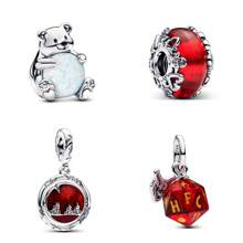 100% 925 Sterling Zilveren Sieraden DIY Kralen Passen Originele Pot 1:1, Geschikt Voor Vrouwen Om Sieraden Te Maken Liefde Ballon Charm Kralen Hanger, Geschikt Voor Dagelijks Uitje Draag Ketting Armband
