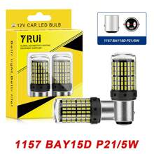 YiRui 2 bóng đèn LED mới 12-24V 144SMD dùng cho đèn xi nhan lùi BA15S P21W BAU15S PY21W 7440 W21W P21/5W 1157 BAY15D - 1157 BAY15D P21-5W - Xem 16