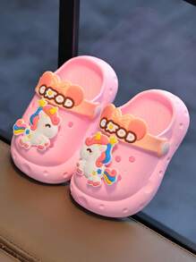 Toddler Breathable Sandals For 1-3 Years Old, Boys Girls Cute Anti-Slip Indoor Slippers, Soft Sole