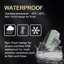 laky 2pcs Car LED Door Welcome Lights, Dedicated Use For Skoda Superb Skoda Kodiaq Models, Auto Sensor High Definition Pattern Projection Lights, Plug And Play, Convenient Installation, Car Modification Accessories