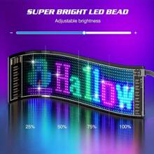 App-Controlled LED Car Sign - Wireless USB-Powered Programmable Display W/ Motion Sensor & 4 Sizes For Parties, Concerts, Store Signs & Events" - 1pc-16*32LED顯示屏 - 查看 4