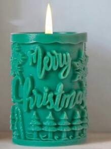 1pc New Miniature Tree Cylinder Silicone Candle Mold DIY For Festival Atmosphere Aromatherapy Desk Decor Accessory