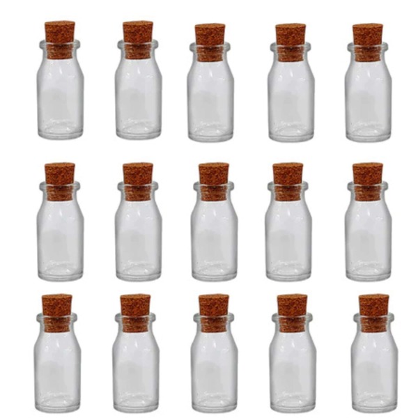 Frasco De Vidro Penicilina 15ml Com Tampa Rolha Para Lembrancinhas 10 Unid