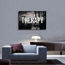 Fitness Inspiration Sports Poster - Wooden Frame Canvas Painting 1 Piece (3) Thickness 2.25cm / 1inch , Home Gift Decoration, Room Decoration Aesthetics, Wall Decoration Art, Perfect Gift, Autumn Winter Wall Decoration, Living Room Decoration, Bedroom Decoration, Kitchen Decoration, Entrance Decoration, Bathroom Decoration, Direct Wall Painting, High-Quality Wall Painting Poster - Màu xám đen - Xem 4