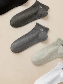 5/10 Pairs Women Casual Soft Breathable Boat Socks - Multicolor - View 3