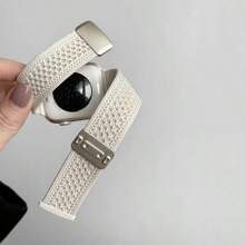 Correa de reloj magnética de nailon flexible compatible con Apple Watch Ultra 2/1 de 49 mm, Apple Watch Series 10 9 8 7 SE6 5 4 3 de 46 mm, 42 mm, 45 mm, 41 mm, 44 mm, 40 mm, 38 mm, apta para hombres y mujeres