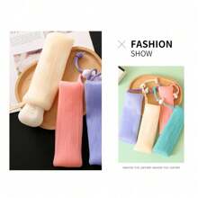 1/4 件去角质网状香皂收纳袋，加厚抽绳洁面泡沫袋，保持香皂清新洁净，适用于浴室、旅行、露营、大学宿舍、极简主义、学生、男士、女士、旅行配件、返校用品、宿舍必需品 - 多色的 - 查看 5