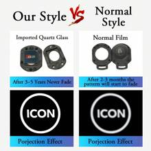 laky 2pcs Car LED Door Welcome Lights, Dedicated Use For Skoda Superb Skoda Kodiaq Models, Auto Sensor High Definition Pattern Projection Lights, Plug And Play, Convenient Installation, Car Modification Accessories