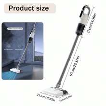 Wireless Vacuum Mopping Combo For Deep Cleaning In Various Scenarios Easily Keeping Your Home Clean - Black and White - View 12