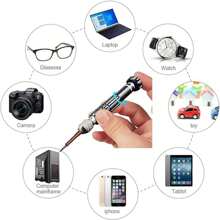 3 Pieces Portable Home Repair Tool Kit, 5-In-1 Multi-Function Mini Screwdriver Set (T6 Torx, T5, 1.5, -2.0, Star 0.8) And 3-In-1 Keychain Screwdriver Set, Suitable For Phones, Glasses, Electronics, Watches, Laptops, Jewelry