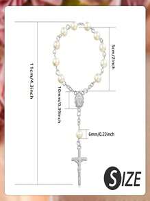 30 件洗礼亚克力珠子仿珍珠适用于洗礼婚礼派对礼物理想的生日派对周年纪念礼物婚礼派对礼物 - 彩色 - 查看 11