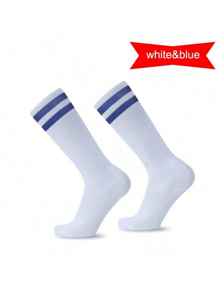 Back To School Gifts For Boys & Girls,Breathable Football Socks For Kids Aged 4-12, Striped Knee High Socks For Boys And Girls Playing Soccer, Baseball, Softball And Other Athletic Sports, Youth Sports Socks For School And Training - Multicolor - View 10