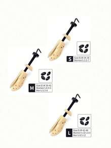 1pc Multi-Yard Wooden Shoe Props, Shoe Props Widener, Non-Slip Shoe Props For Men And Women, Shoe, Spring Summer Picks, Brides Maid Gifts, Room, Bedroom Decor, Bedroom Decor, Beach, Travel, For Men, For Women, Vacation - Multicolor - View 6