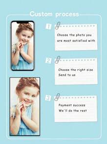 ZHUAIZHUAIHU A Customized Set Of 5D Diamond Art Painting DIY Diamond Art Painting Customized With Your Own Photo Personalized Special Gift, Multiple Sizes Available With Diamond Painting Tools Included Ornamental Exquisite