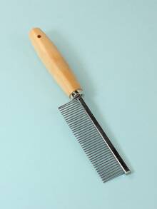 Stainless Steel Pet Grooming Brush, Dog Cleaning Beauty Comb, Cat Flea & Tick Removal Brush, Pet Deshedding Tool - Multicolor - View 3