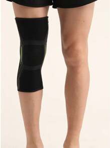 1pc High Elastic Knee Sleeve For Women And Men - Compression Knee Brace Suitable For Workout, Running, Gym, Fitness, Weightlifting - Multicolor - View 7