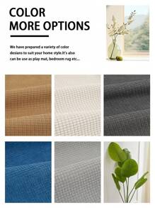 1pc Corn Velvet Solid Color Sofa Cushion, Style Pet Friendly Anti-Dirty Anti-Slip Sofa Cover, Autumn/Winter Anti-Scratch Sofa Protector Suitable For L-Shaped Combination Sofa And 1/2/3/4 Seat Sofa - Light Grey - View 9