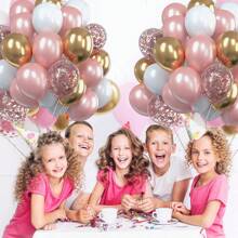 30 قطعة بالون مطاطي مطرز بنيران وأنتيكات معدنية قطر 12 إنش لحفلات الأعياد والأعراس والتزيين