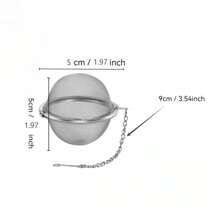 1/3/5/10/30 piezas Infusor de té de malla de acero inoxidable, colador de té, filtro de té de alta calidad, infusor de té con forma esférica, separador de té, filtro de especias, accesorios de té, amantes del té, bola de té para cocina en el hogar, filtro para olla a presión y marinado