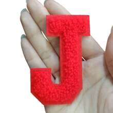 1/26pcs Chenille 2.8 Inch Letter Iron-On Patches, Suitable For Repairing Jeans, T-Shirts And Other Clothing, Letter Patch Badges - Multicolor - View 35