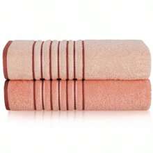 Kit 2 Large And Thick Bath Towels Super Absorption Soft 100% Cotton Amsterdam 80cm X 1.50 - KIT2B-AMS-C3 - 香草/杏子 - 查看 2