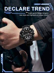 BIDEN 1块多功能圆形数字运动手表，适合日常佩戴，是馈赠佳品。