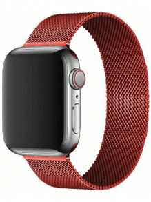 1pc Men Women Milanese Loop Strap Compatible With Apple Watch Band 45mm 44mm 40mm 49mm 46mm 41mm 38mm 42mm Fashion Magnetic Bracelet Compatible With IWatch Series 11 10 Ultra 9 8 7 6 SE 5 4 3 2 1 Stainless Steel Wristband