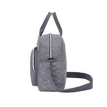 Fashion Quilted Rhombus Shoulder Mommy Bag; Large Capacity Travel Tote Crossbody Diaper Bag; High Quality Multipurpose Portable Mother & Baby Handbag