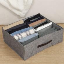 1PC Closet Storage And Storage System - Multi Grid Storage Box, Double Row Storage, Suitable For Storing Underwear, Underwear, Socks, Shirts, Sweaters, Pants, Etc. In Cloakrooms And Bedrooms